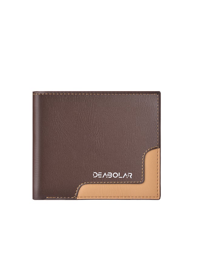 Deabolar Comfortable And Stylish Long Wallet Brown/Beige - Image 1
