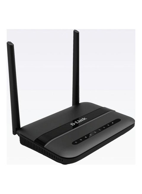 Wireless N 300 ADSL2+ 4-Port Router DSL-124 Black