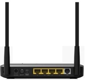 D-Link - Wireless N 300 ADSL2+ 4-Port Router DSL-124 Black - Image 1