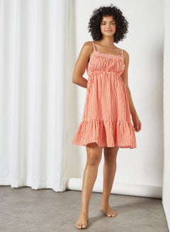 Dandelion Striped Camisole Nightdress Orange  - Image 2