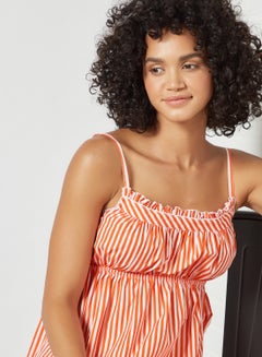 Dandelion Striped Camisole Nightdress Orange  - Image 4