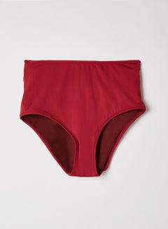 trendyol High Waist Bikini Bottoms Red  - Image 4
