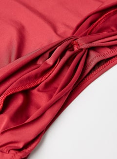 trendyol High Waist Bikini Bottoms Red  - Image 5