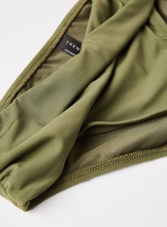 trendyol Draped Bikini Bottoms Khaki  - Image 5