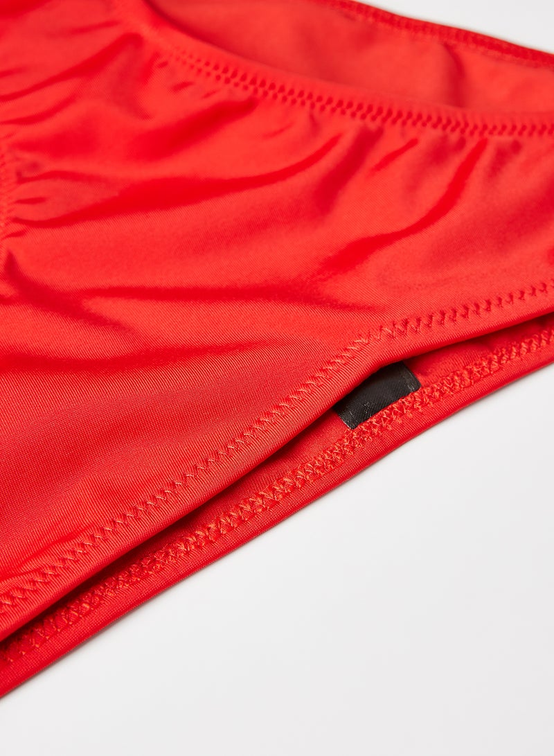trendyol Low Rise Bikini Bottom Red  - Image 5