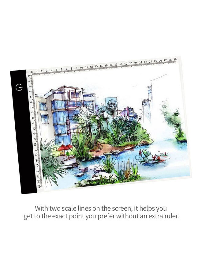 Generic Portable A4 Tracing LED Copy Board Black  - Image 2