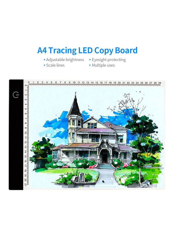 Generic Portable A4 Tracing LED Copy Board Black  - Image 4