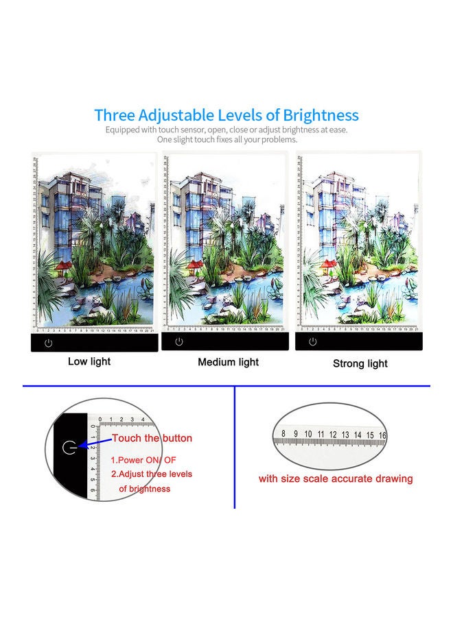 Generic Portable A4 Tracing LED Copy Board Black  - Image 4