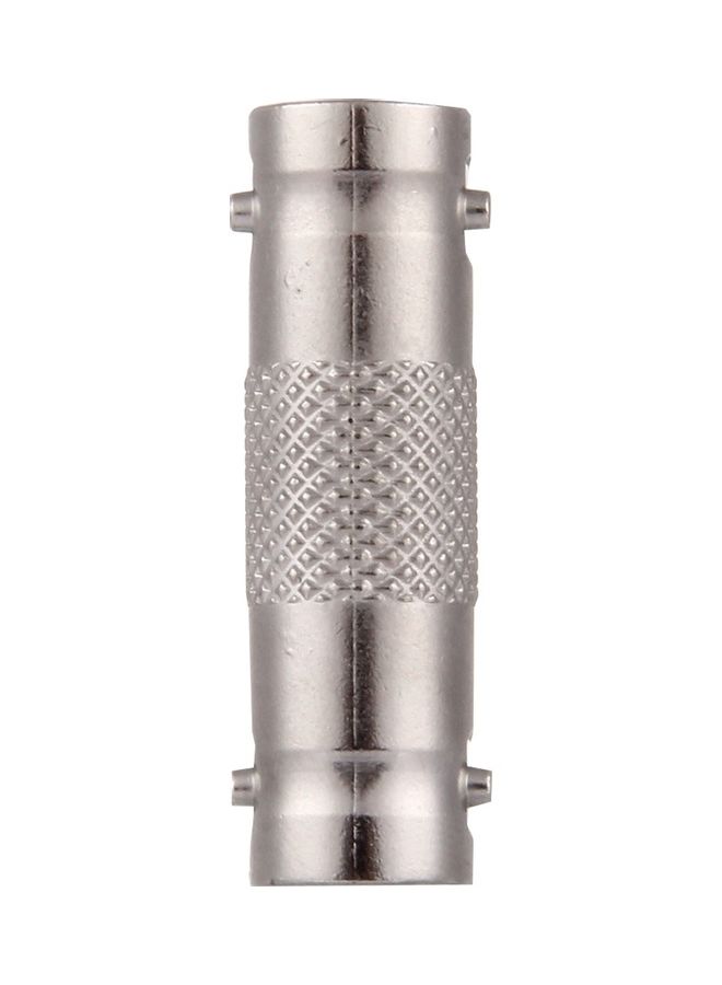 oem 5-Piece BNC Female To BNC Female Adapter Connector Silver - Image 1