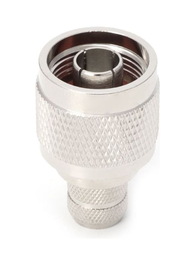 oem N Type Plug RF Connector Coaxial Adapter Converter Silver - Image 2