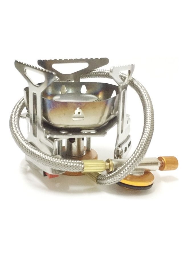 oem - Outdoor Portable Mini Stainless Steel Camping Stove 9x9x10cm - Image 1