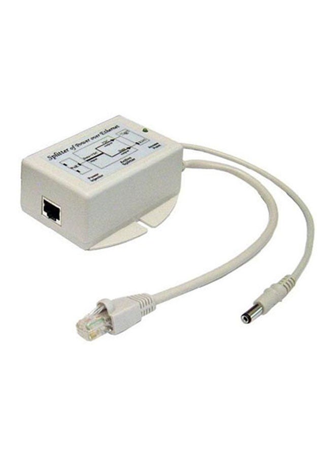 L-com POE-24S-AFI PoE Splitter 802.3af Output 24VDC Grey  - Image 1