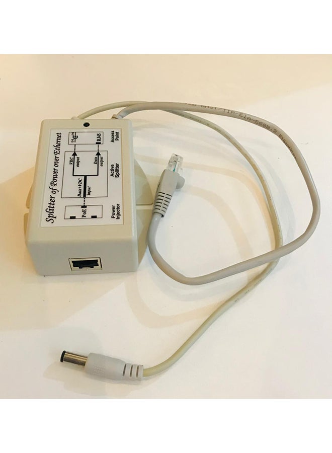 L-com POE-24S-AFI PoE Splitter 802.3af Output 24VDC Grey  - Image 3
