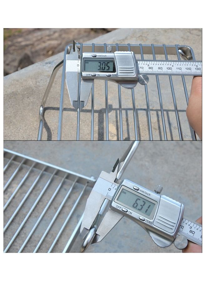 oem Outdoor Portable Mini Stainless Steel Burner Bracket Barbecue 18 x 18 x 2cm - Image 4