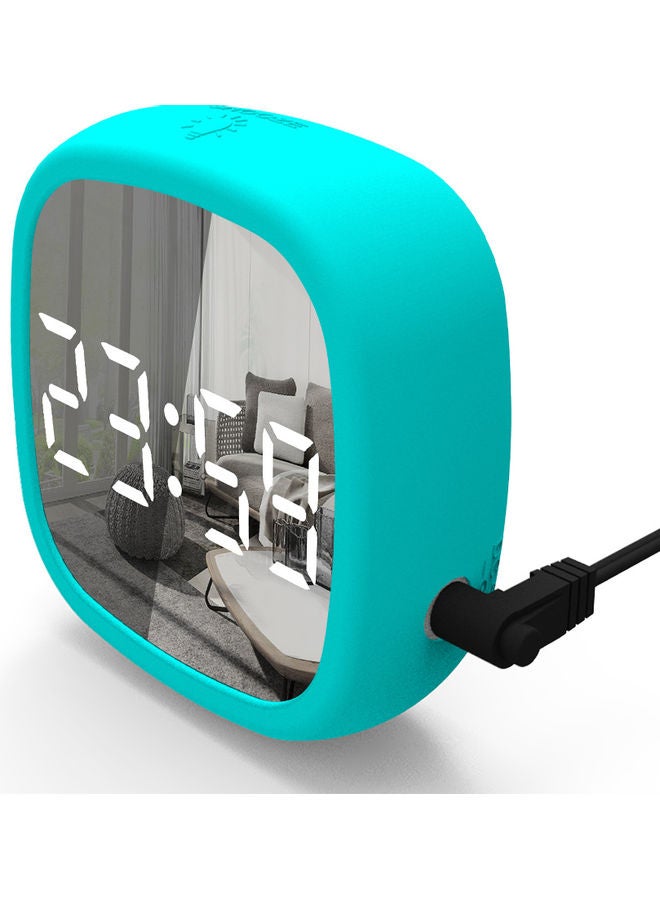ساعة منبه رقمية للسفر أزرق 10.30 x 3.80 x 9.80سم  - Image 1