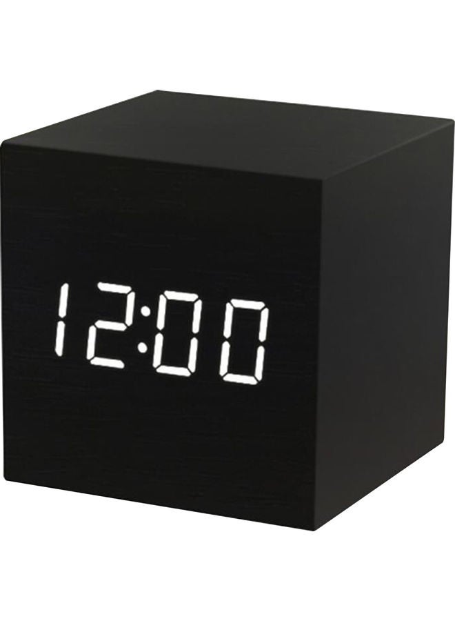 LED Digital Alarm clock Black 9.00 x 8.00 x 8.00cm - Image 1
