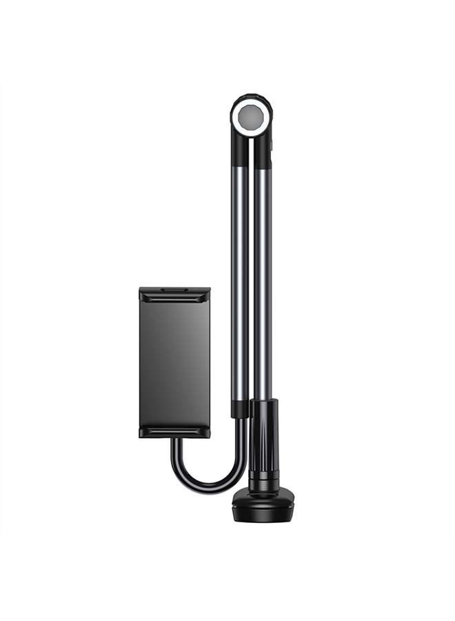 جوي روم حامل مكتبي للموبايل والتابلت بتصميم يناسب العديد من الأجهزة مع مشبك قابل للتغيير حتى 360 درجة أسود - Image 1