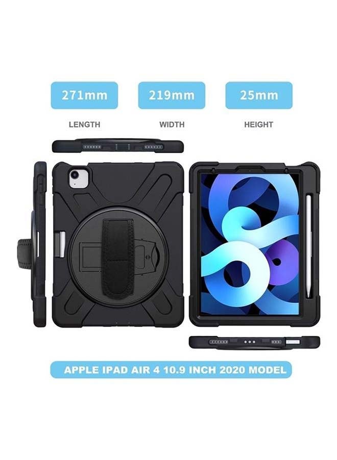 AMERTEER Protective Case Cover For iPad Air 4 2020 With Pencil Holder Black - Image 5