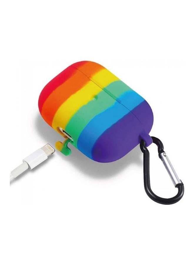MARGOUN Protective Case With Carabiner For Apple AirPods Pro multicolor  - Image 2