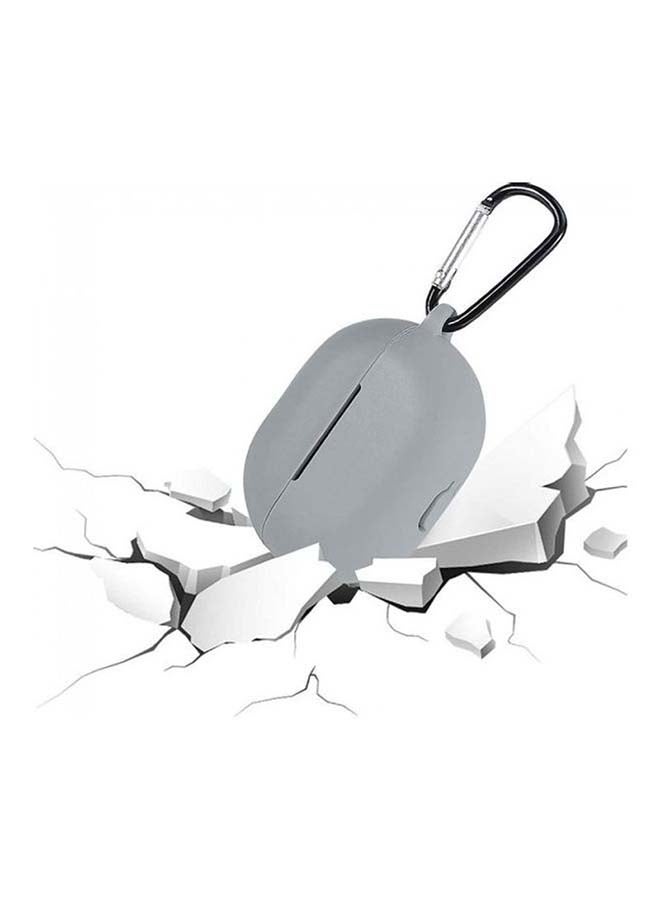 MARGOUN Protective Case With Carabiner For Huawei Freebuds Pro grey - Image 4