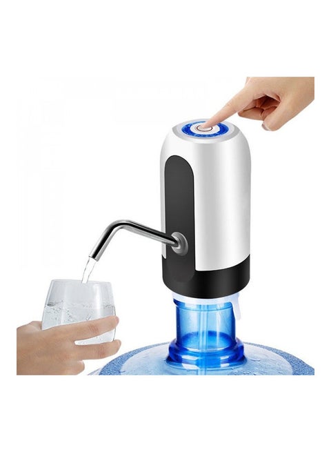 Electric Water Pump Dispenser Black/White 7.4x13.5cm