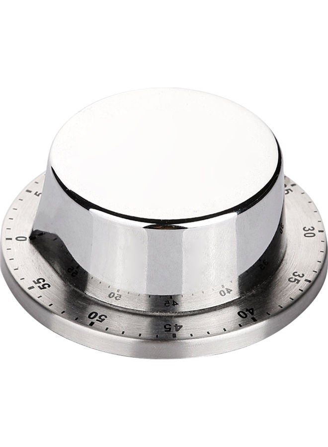 Kitchen Timer Clock Silver 8.00 x 4.00 x 8.00cm - Image 2