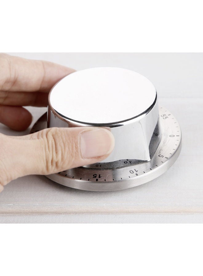 Kitchen Timer Clock Silver 8.00 x 4.00 x 8.00cm - Image 5