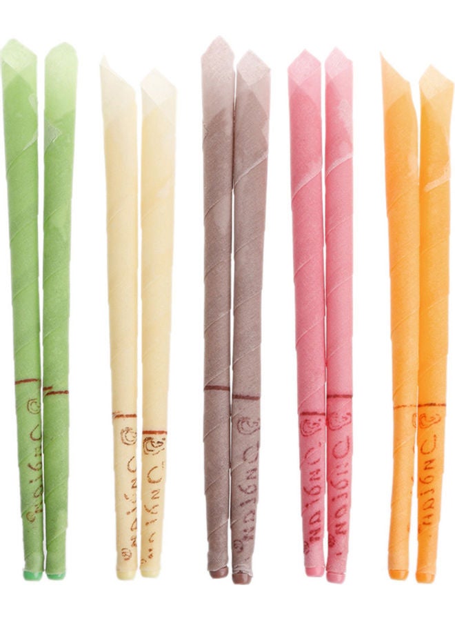 Generic 2-Piece Ear Candles Treatment Aromatherapy Multicolour 25x1x2cm  - Image 1