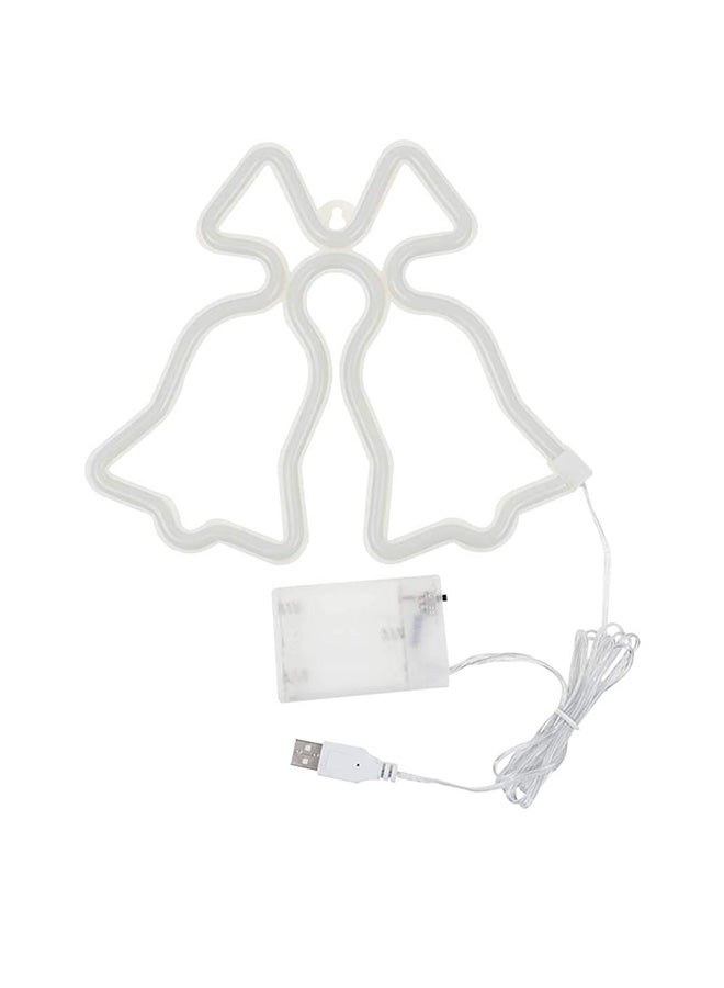 fashionhome Ring Bell LED Night Light Yellow 23x2x20cm - Image 2