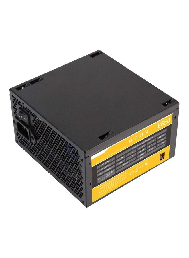 ANTEC - B650 Bronze 650 Watt 80 Plus Certified Power Supply With Active Power Factor Correction (APFC) - Image 1