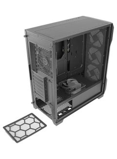 ANTEC Dark Fleet DF600 Flux, Mid Tower ATX Gaming Case, F-LUX Platform, Tempered Glass Side Panel  - Image 2