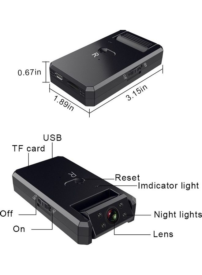 Generic 1080P HD Video Camera With Night Vision Motion Sensor  - Image 2
