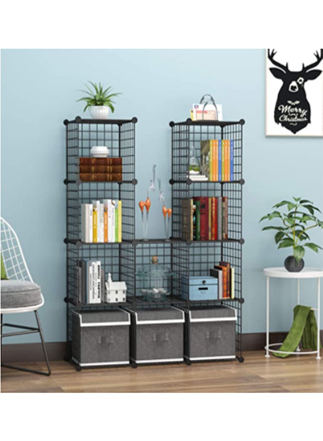 Generic - Grid Cube Storage Cabinet Black - Image 1