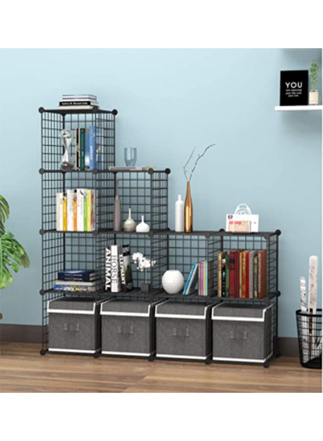 Generic - Grid Cube Storage Cabinet Black - Image 1