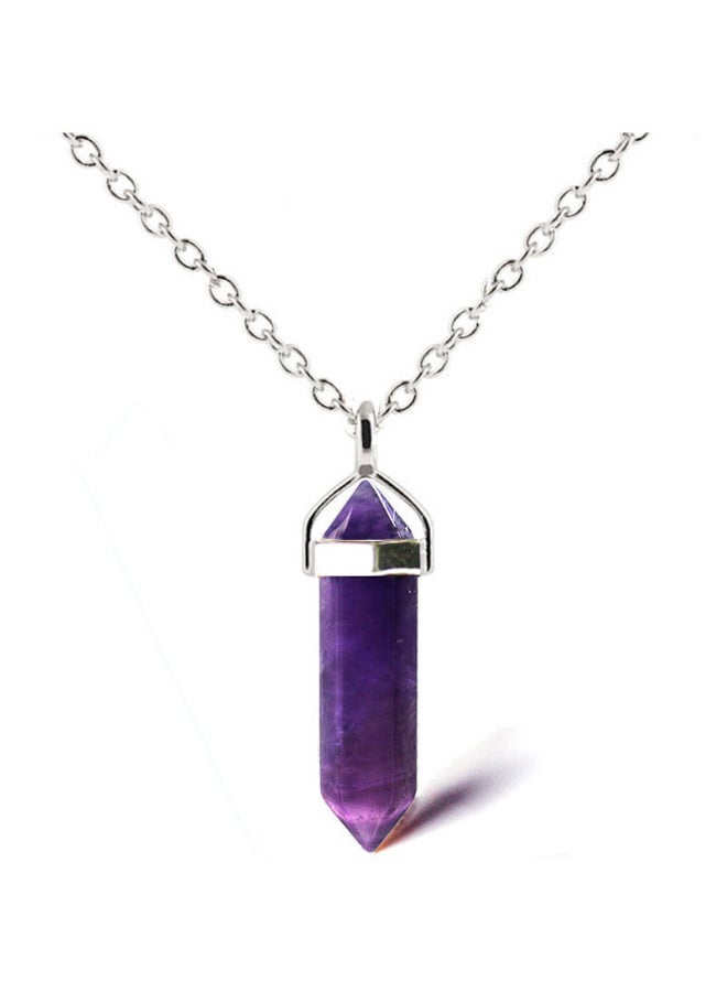 جولي قلادة بدلاية سداسية من الكريستال