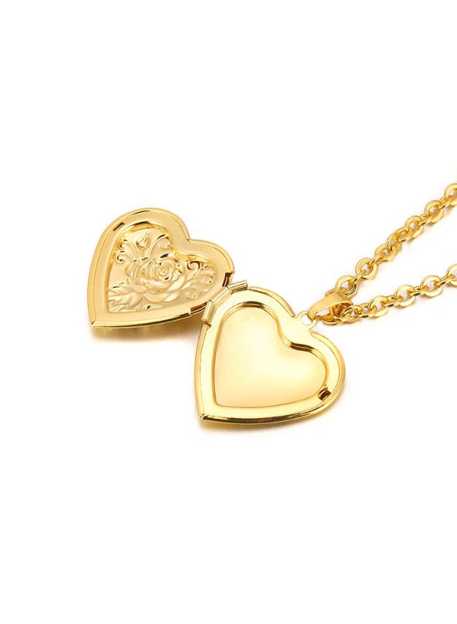 جولي قلادة بحلية على شكل قلب