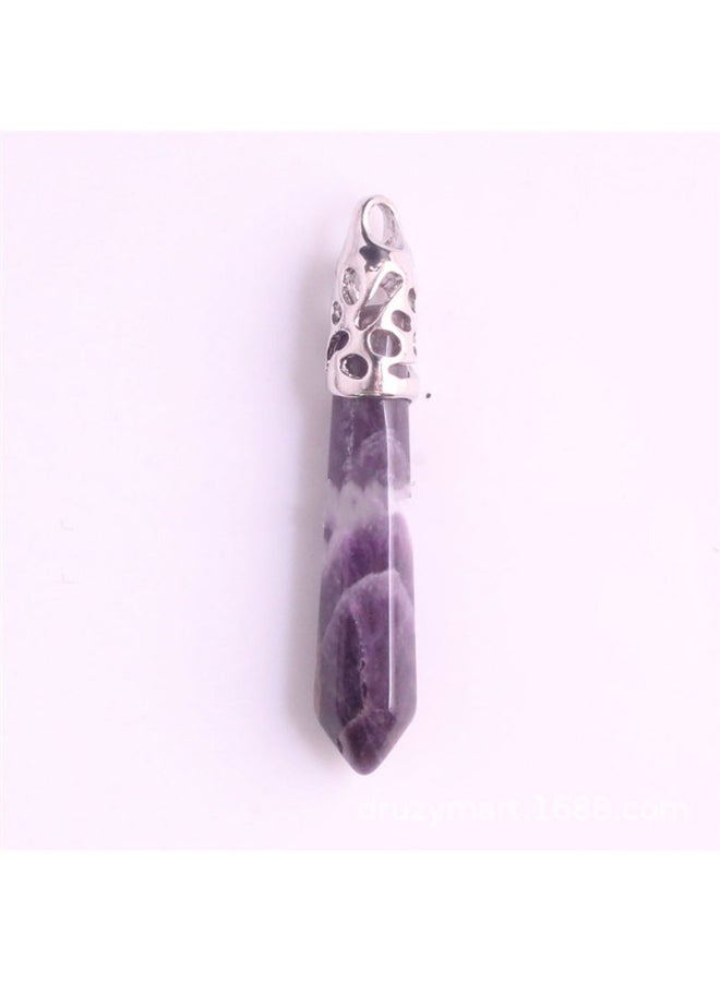 JOLLY - Amethyst Hexagon Pendant - Image 1