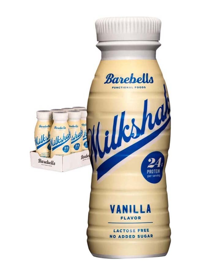 Barebells Protein Vanilla Milkshake box of 8 bottle x 330 ml - Image 1