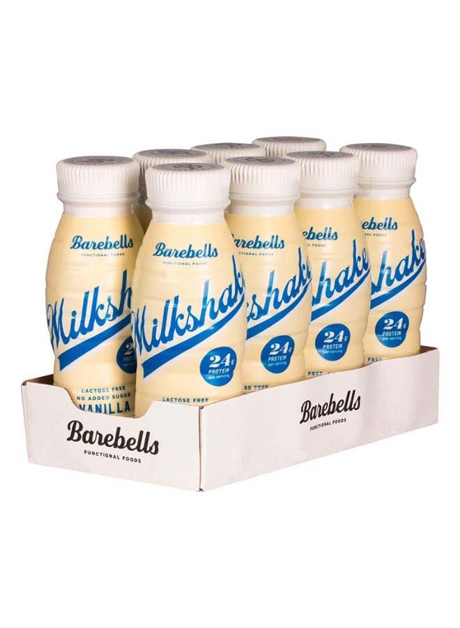 Barebells Protein Vanilla Milkshake box of 8 bottle x 330 ml - Image 2