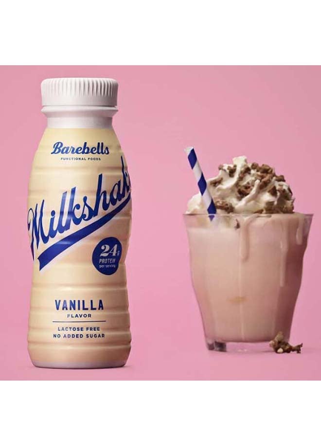 Barebells Protein Vanilla Milkshake box of 8 bottle x 330 ml - Image 3