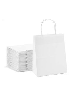 إس إن إتش طقم حقائب صغيرة بمقبض ملتو مقاس 28x22x12 سم مكون من 20 قطعة . أبيض  - Image 1