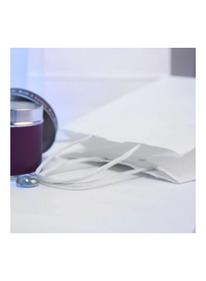 20 Piece Twisted Handle Bag Small 28x22x12 cm White