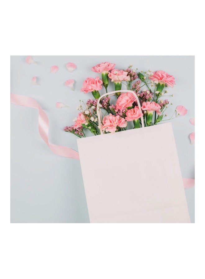 SNH 50 Piece Twisted Handle Bag Medium 32x28x16cm White - Image 5