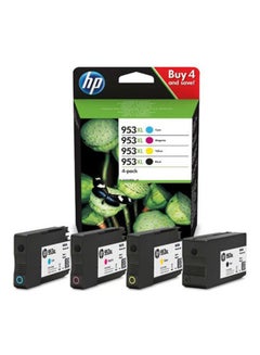 إتش بي 953XL 4 Capacity Ink Cartridge Multipack MultiColour 