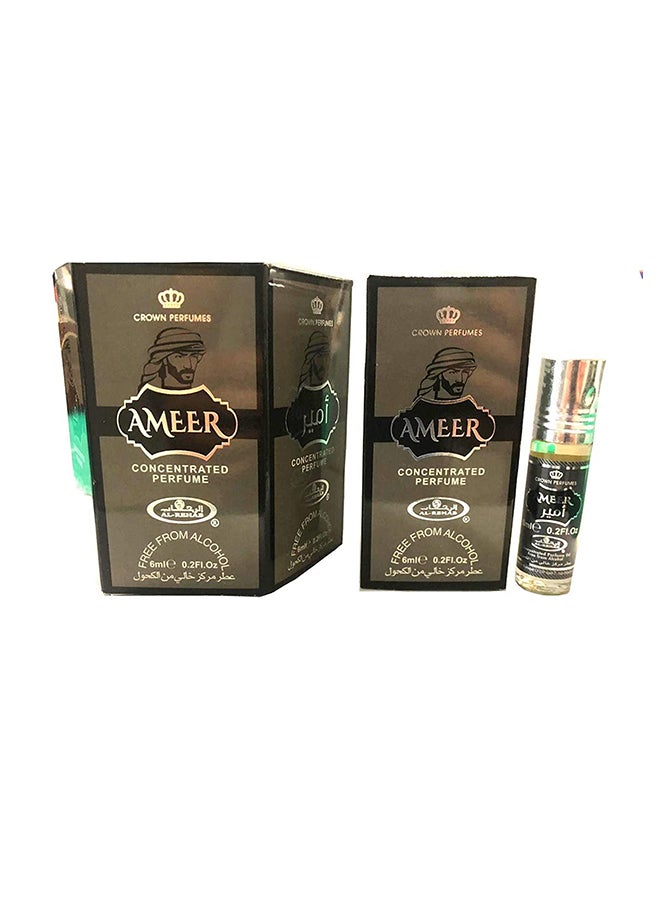 Al Rehab 3-Piece Ameer Concentrated Perfume Oil 6ml  - Image 2