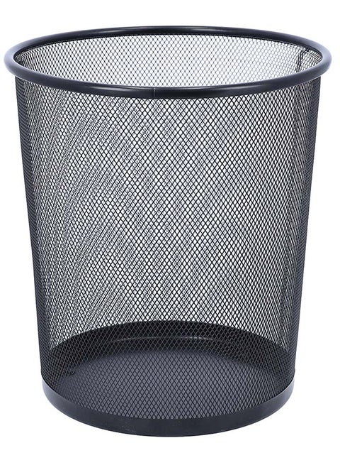 15L Mesh Waste Bin Black 15Liters