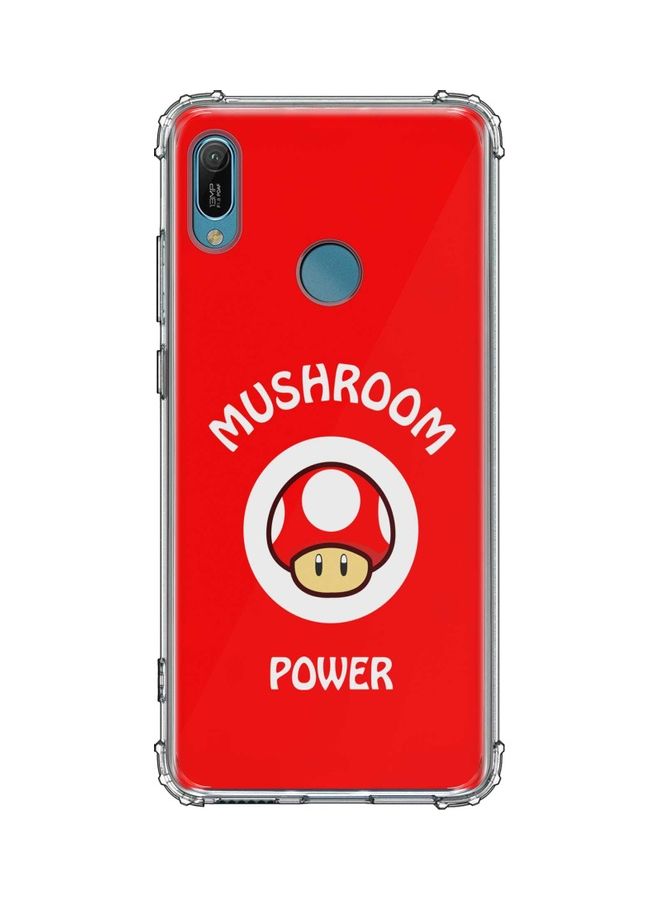 ستايلايزد غطاء حماية واقٍ لهاتف هواوي Y6 برايم أحمر/أبيض