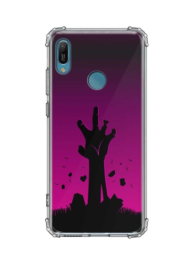 Stylizedd Protective Case Cover for Huawei Y6 Prime Pink/Black 