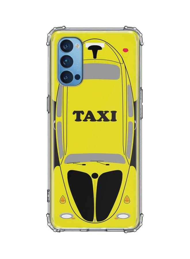 ستايلايزد غطاء حماية واقٍ لهاتف أوبو رينو 4 أصفر/أسود