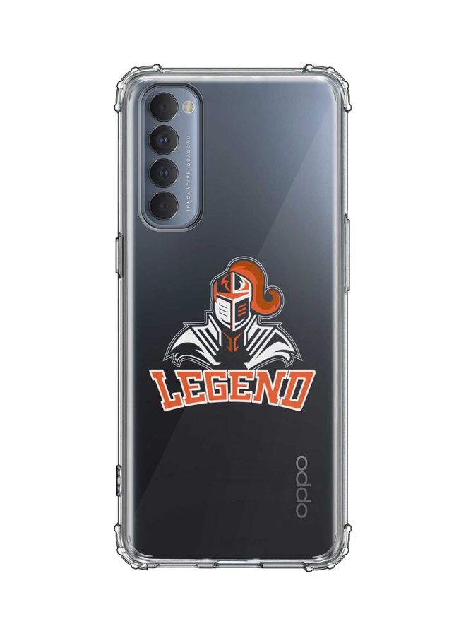 Stylizedd Protective Case Cover for Oppo Reno4 Pro 4G Transparent